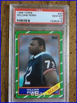 # 1 1986 Topps Football Set PSA registry 396 cards ALL PSA 10 POP 1s Rice Young