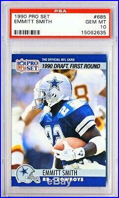 #1 All Time 1990 Pro Set Football Collection 775 in PSA 10 +more INVESTMENT