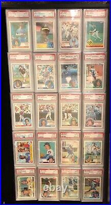 #1 Registry 1983 Topps Baseball Complete Set ALL PSA 10s Gwynn Boggs Sandberg