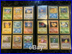 100% Complete Original Base Set All 102/102 Exc/Mint with Charizard Pokemon Card
