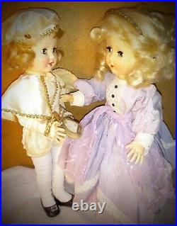 14 1953 Effanbee Prince Charming and Honey Cinderella Doll set