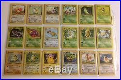 151/150 Original Pokemon Card Set ALL HOLOS 1st Edition Cards Base