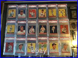 1933 GOUDEY COMPLETE SET 1-240 All GRADED BY PSA. 4 Graded RUTHS AN 2 GEHRIG