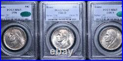 1936 Pds Boone Set All Pcgs Ms 65 P&s Are Cac All Three Are Wonderful Original