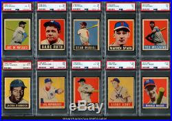 1948 Leaf Partial Set 73 all PSA graded 5.73 GPA DiMaggio, Ruth, Musial, Doby