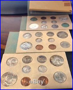 1949 Double Mint Set All Original Coins Premium Toning Boards Inner Envelope KEY