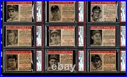 1950-53 Royal Desserts Baseball Complete Set All PSA Graded Rank #1 PSA Registry