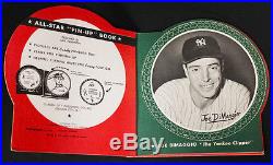 1950 All-Star Baseball Pin-Ups Book with Dimaggio, Ted Williams & Jackie Robinson