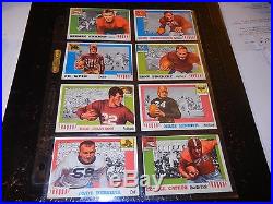 1955 55 Topps All American FOOTBALL Near COMPLETE CARD SET COLLECTION 53/100