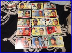 1955 TOPPS Baseball Lot of 159/206 All Different Some High #'s Great Set Starter