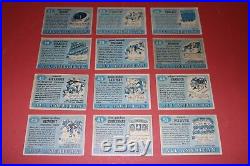 1955 Topps ALL-AMERICAN partial set of (69) different cards withstars ROCKNE+
