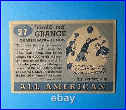 1955 Topps All-American Set-Break # 27 Red Grange
