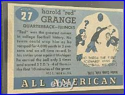1955 Topps All-American Set Break # 27 Red Grange NM-NMMT OC 4 Sharp Corners