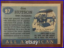 1955 Topps All-American Set Break # 97 Don Hutson (R) HOF SP NM-MT OC Set Break