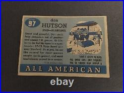 1955 Topps Football(all American) High Grade Set Break #97 Don Hutson Nm-mt