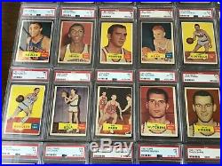 1957 Topps Partial Set Lot 79 Of 80 All Graded Psa No Qualifiers MID Grade