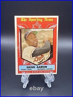1959 Topps Set Break #561 Hank Aaron AS All Star Sporting News Lot3679