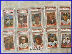 1960 Fleer Baseball Complete Set. All Cards PSA 8 Graded
