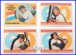 1960 Topps Baseball Complete Set (572) Nm to Nm/Mt Mantle All Star PSA 7 Aaron