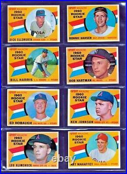 1960 Topps Baseball SET BREAK LOT OF 24 ALL STAR ROOKIES H18