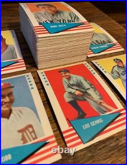 1961 Fleer Baseball All Time Greats Complete First Series 1-88 NM+ Ruth Gehrig