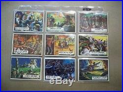 1962 Topps Civil War News Complete Set 1-88, all cards EX to NM, Sharp Set