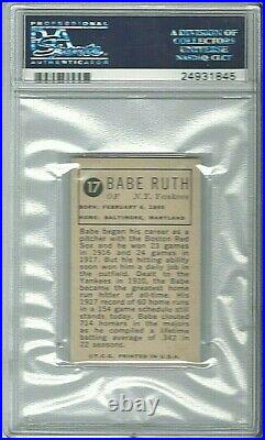 1963 Bazooka All-Time Greats SILVER Set PSA #4 All-Time, #2 Current Finest