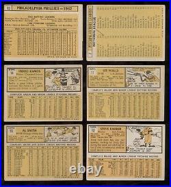 1963 Topps Starter Set, 153 all diff, some local stars & hi #'s, mostly G-VG