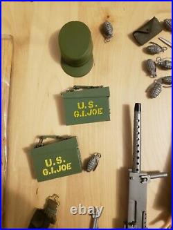 1964 1966 GI Joe Sears EXCLUSIVE Machine Gun Emplacement Set All Original