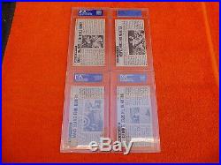 1964 Topps Giants Complete Set 60/60 All Graded (psa 8) Very Hard Find