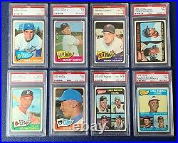 1965 Topps Baseball Complete Set 1-598 All Graded Psa 7 + Near Mint Registry #26