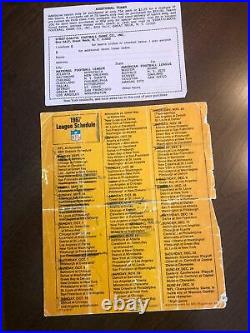 1967 STRAT-O-MATIC FOOTBALL COMPLETE GAME with ALL 16 NFL TEAMS+ ORIGINAL PIECES