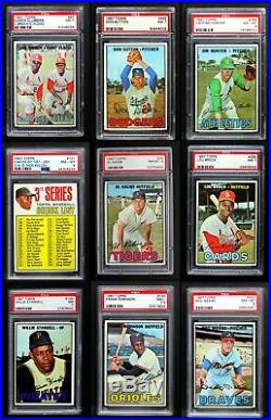 1967 Topps Baseball All PSA Complete Set 8 NM/MT