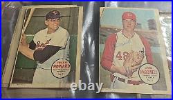 1967 Topps Poster Complete Mid-Grade Set All 32 with Mantle, Yaz, Aaron, Mays HOF+