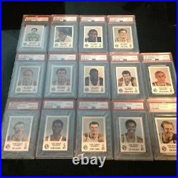 1968 Jack In The Box Basketball Set- All 14 Cards PSA 10 with 1 Pop 1! Rare