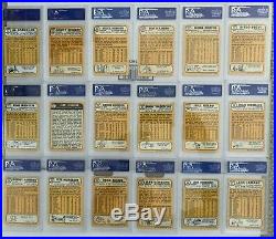 1968 Topps Baseball Cards ALL PSA 9 MINT SET BREAK (LOT OF 18)