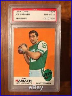 1969 Topps Football Complete Set NM-MT ALL PSA 8 Graded all Checklist versions