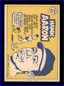 1970 Topps Set Break # 462 Hank Aaron All Star NM-MINT OBGcards