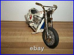 1970s EVEL KNIEVEL All Original 1st Issue Stunt Cycle Set Chrome Forks Ideal Toy
