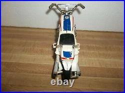 1970s EVEL KNIEVEL All Original 1st Issue Stunt Cycle Set Chrome Forks Ideal Toy