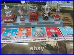 1971-72 Coleco Hockey NHL Trophy complet set With Stand, Box, Book all original