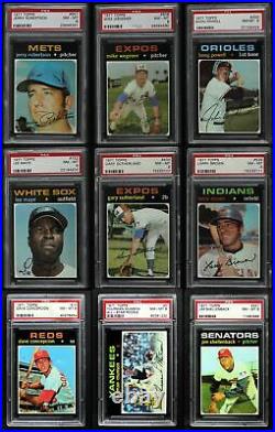 1971 Topps Baseball All-PSA Complete Set 8 NM/MT