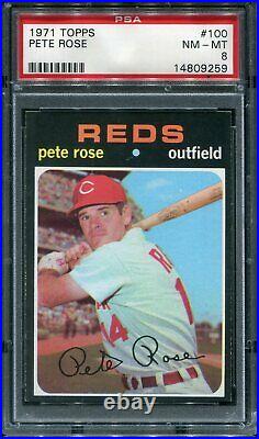 1971 Topps Complete Set ALL 752 cards graded PSA 8 Munson Ryan Rose Clemente