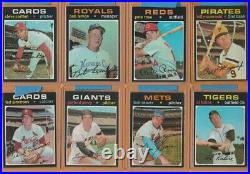 1971 Topps Complete Set, EXMT, lot includes 85 graded all PSA 6's or better
