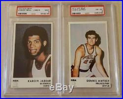 1972 Icee Bear Complete Set All PSA 8 or 9 West Maravich Chamberlain Robertson