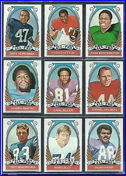 1972 TOPPS Football Series 3 High Numbers 264-287 VERY RARE ALL PRO SET LOT