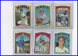 1972 Topps Baseball Complete Set 791 cards with variations EXMT/NM all in holders