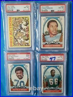 1972 topps football complete PSA Graded Set, All 8 And 9s, Only One Qualifier