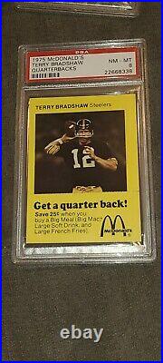 1975 McDonald's Quarterback Set Of 4 All PSA Graded
