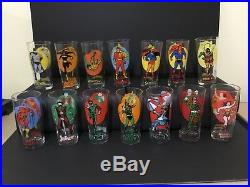 1976 DC Comics Pepsi Moon Glasses Full Set All 14 all are DC Comics label no NPP